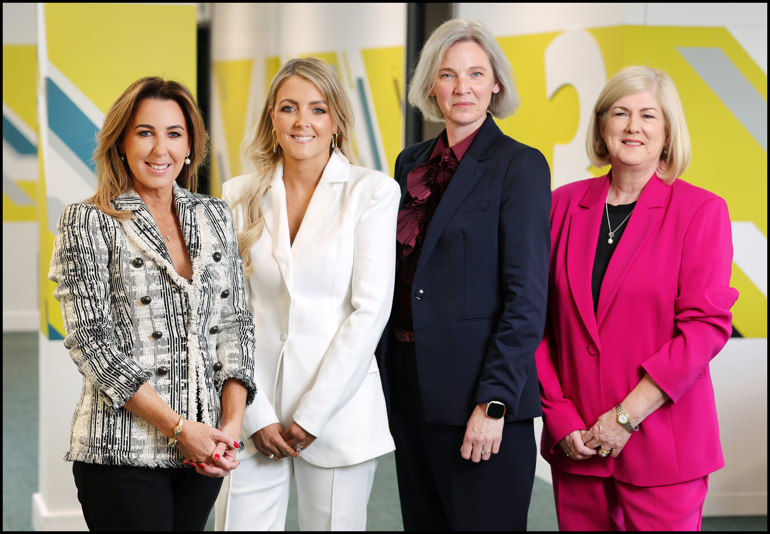 Pictured L-R Clodagh Edwards, CEO IMAGE Media, Doireann Murray Chief Revenue Officer IMAGE Media, Sheena Peirse, CEO Mediahuis Ireland, Karen Preston Chief Commercial Officer Mediahuis Ireland
