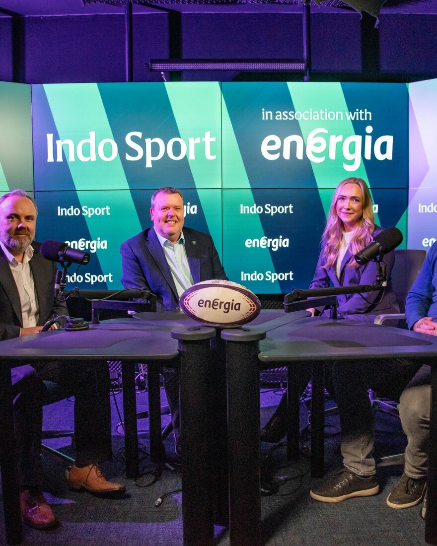 Energia announced as Rugby sponsor of Irish Independent’s new sports podcast, The Indo Sport with Joe Molloy