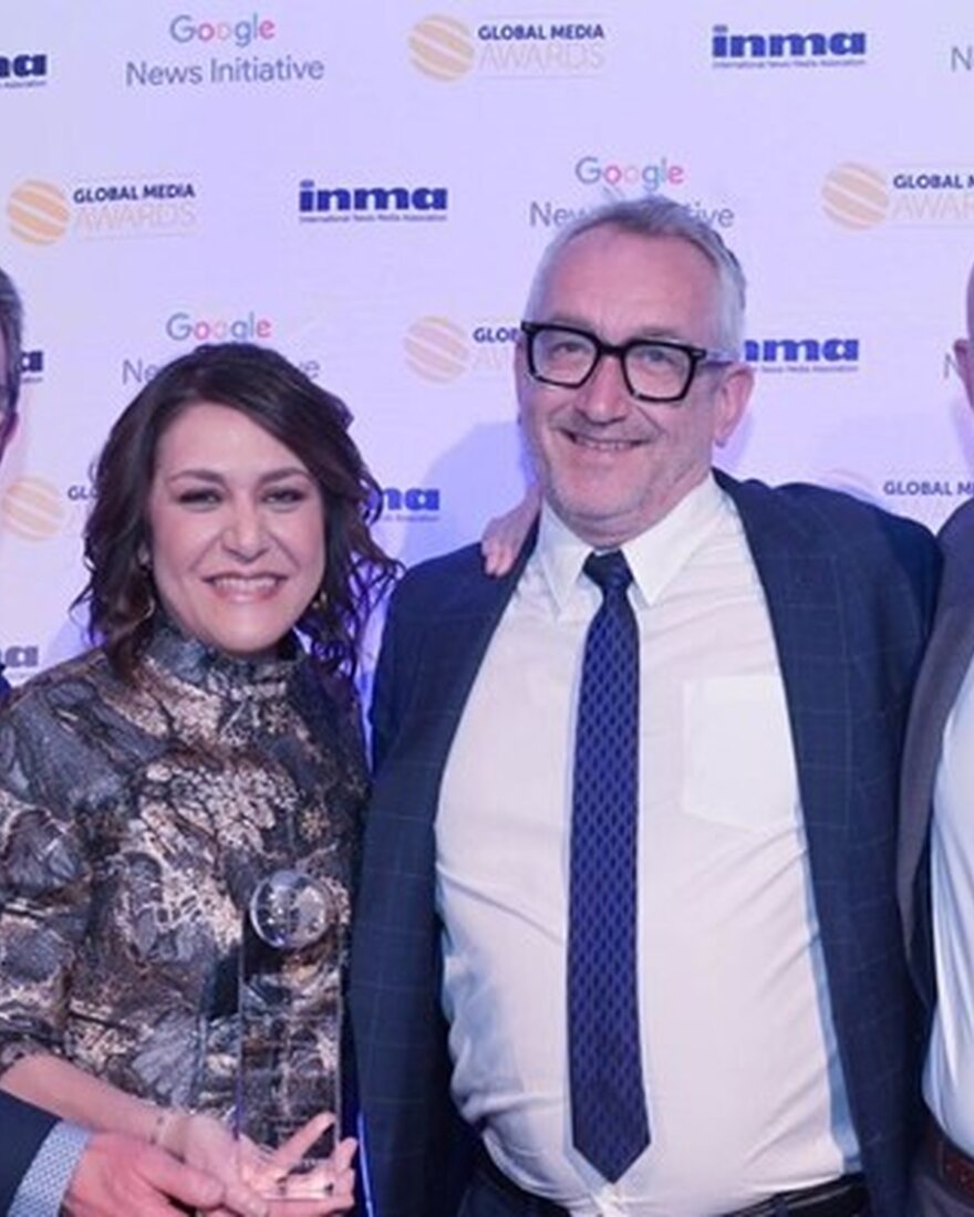 Mediahuis Regionals honoured at prestigious international awards ceremony in New York