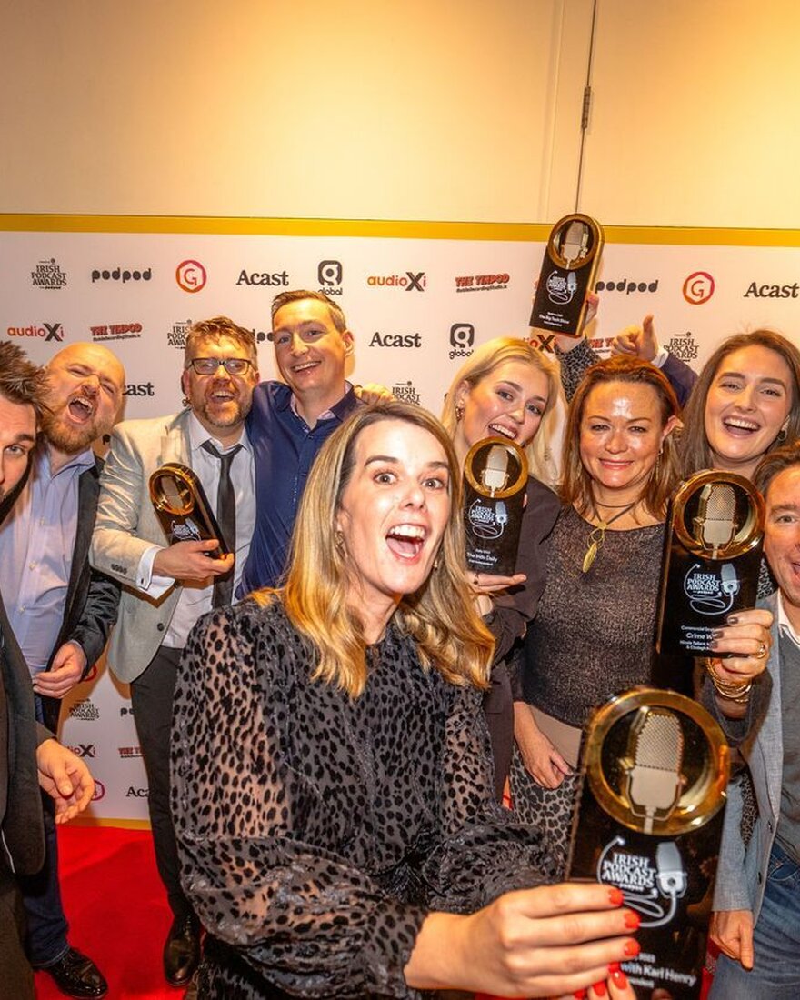 Mediahuis Ireland scoops five top prizes at the 2023 Irish Podcast Awards